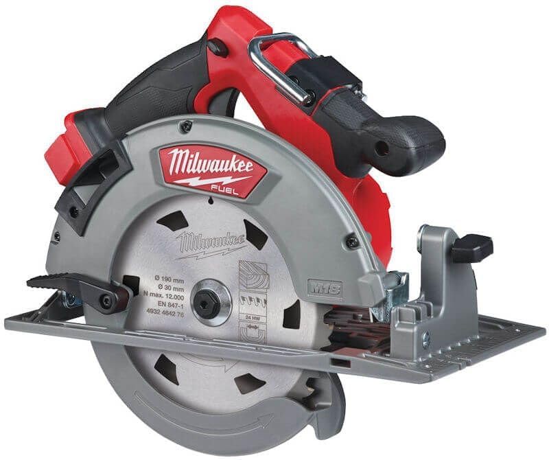 Milwaukee M18 FUEL™ Guide Rail Compatible Circular Saw – 190mm, 68mm Cut, 6000rpm – M18 FCS66GR3